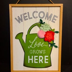 Patio/Garden Hanging Wood Wall Decor